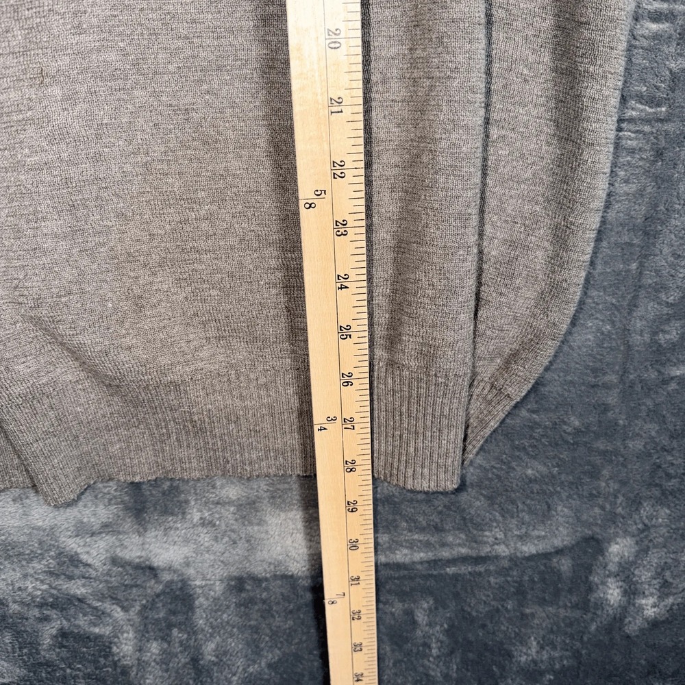 U.S. Polo Assn. Mens Sweater XXL Gray Striped Pullover Crewneck Knit - Picture 4 of 7